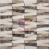 Wave Shape Marble Mosaic (CFS891)