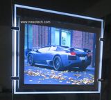 Slim LED Light Box with Acrylic LED Light Panel and Crystal Light Pocket
