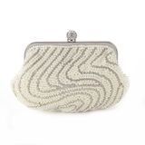 High Quality Vintage Designer Party Pearl Fashion Clutch Bag