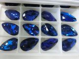 Capri Blue 11*18mm Teardrop Sew on Beads for Wedding Dress
