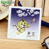 Yiwu Freesub Factory Supply Sublimation Blanks Coasters Blank Glass Coaster