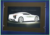 Golden Tone Frame Double Side LED Acrylic Slim Light Pocket