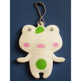 OEM Design Frog Soft Plastic Keychain