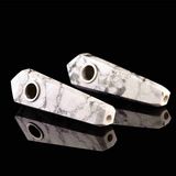Smoking Hand Pipe White Turquoise Hand Pipe Natural Material Smoking Pipe