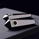 Smoking Hand Pipe Obsidian Hand Pipe Natural Material Smoking Pipe