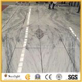 New Kola White Marble, Grey Wooden/Crystal/Volakas/Carrara White Marble