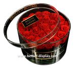 Manufacturer Supply Acrylic Flower Box Round