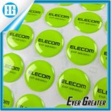 Customized Brushed Dome Sticker with Removable Glue Backside