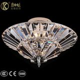 Chrome K9 Crystal Ceiling Light