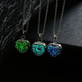Fashion Cute Necklace, Glow in Dark Hollow Glowing Stone, Luminous Choker Pendant Necklace