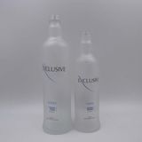 0.5/0.75L Rounded Vodka/Tequila Distilled Glass Bottle with Frosting