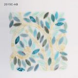 Tree Shape Decorative Glass Mosaic Tile for Bathroom Wall