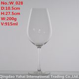 915ml Clear Colored Wine Glass
