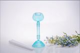 Single Poster Glass Candle Holder for Wedding Decoration