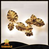 New Style Modern Cooper Leaf Wall Lamps (KA8857W-6)