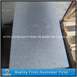 Cheap Flamed G654 Impala Dark Black/Grey Granite for Paving Tiles