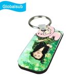 Rectangle MDF Sublimation Keyring Blanks