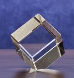 Blank Crystal Glass Cube for Customized Engraving