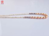 5-6-7mm Rice Freshwater Pearl Strand Necklace (ES128-6)