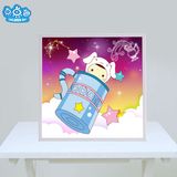 Factory Direct Wholesale New Children DIY Handcraft Sticker Promotion Kids Girl Boy Gift T-044