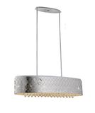 Decoritave Oval LED Pendant Light with Crystal