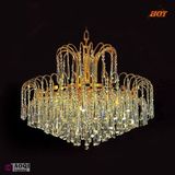 Hot Sale Golden K9 Crystal Pendant Lamp (AQ7046)