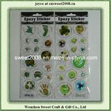 Custom Funny Cartoon Epoxy Laser Stickers for Kids' Gift