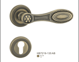 2015 European Antique Zinc Alloy Tubular Lever Door Handle (HB7219-135 AB)