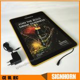 Acrylic Indoor LED Crystal A2 Light Box Menu Board