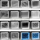 190X190X80mm Double Star Pattern Clear Glass Bricks
