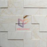 White and Gold Mixed Natural Marble Mosaic (CFS1058)