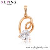 33294 Twelve Constellations Pendant Gold Anklet Designs in 18 Gold CZ