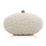 Newest Fashion Women Handbag Designer Pearl Beaded Clutch Bag