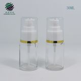 30ml Cosmetic Clear Glass Foundation Bottle Glass Lotion Pump Bottle