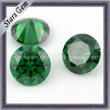 Emerald 8 Hearts & 8arrows Cubic Zirconia
