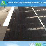 Hot Sale Black Sparkle Quartz Stone Floor and Wall Tiles