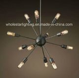 Metallic Round Star Chandelier with Muti Lampholders (WHG-906)