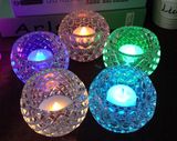 New Design Colorful Crystal Candleholder Wedding Decoration