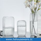 Clear Square Glass Vase