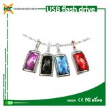 Crystal Flash Drive USB with Necklace Style USB Disk