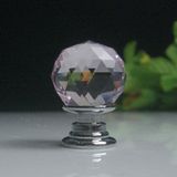Cheap Price Clear Pink Cabinet Hardware Knobs Pull 20mm