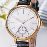 OEM Leather Strap Ladies Quartz Wist Watches, Lady Watch (WY-17031A)