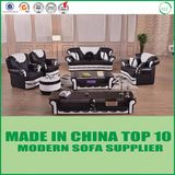 French Modern Home Furniture Tufted Chesterfield Leather Sofa Set
