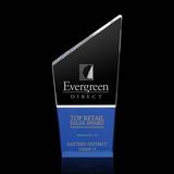 Blue Crystal Plaque Award