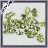 Heart Pendant Bead, Colored Gemstone, Heart CZ Stone
