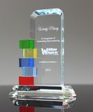 Colorful Crystal Award for Souvenir