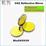 Laser Reflection Lens Si with Gold Coating for CO2 Laser Engraving Machine