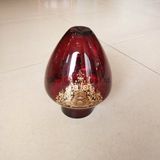 Flower Sticker Handblown Glass Lamp Shade