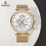 High Quality Sport Watch Men Stainless Steel Mesh Watch 72902