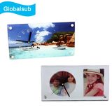Glass Photo Clock for Sublimation 300X160X5mm